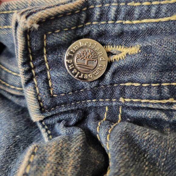 Timberland Carpenter Jeans Mens 35x30.5 (34) Blue Baggy Denim Y2k Hip Hop VTG - Picture 9 of 13